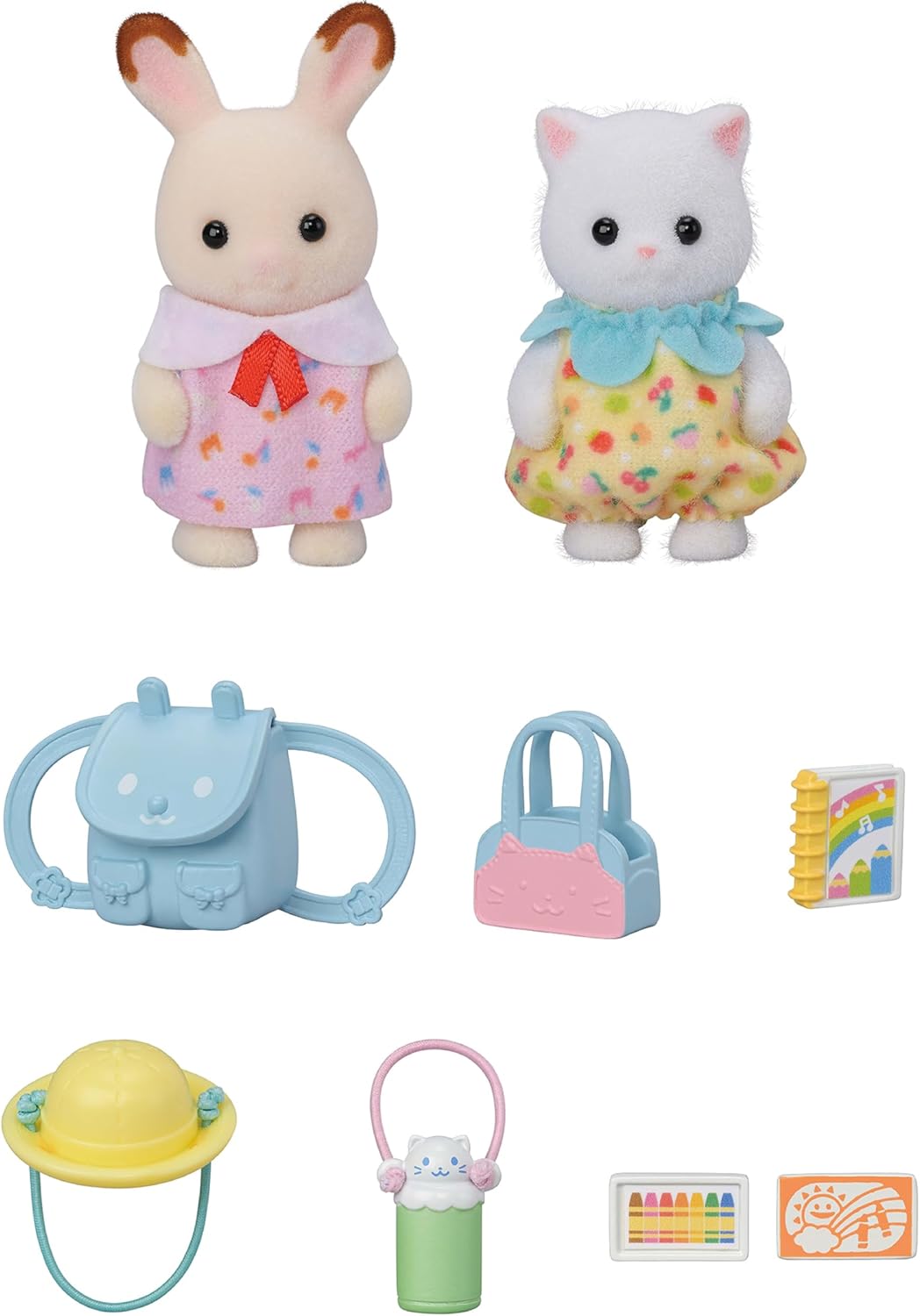 Sylvanian Families - 5747 Erlebniskindergarten Freunde “Sonnenschein” - Figuren für Puppenhaus