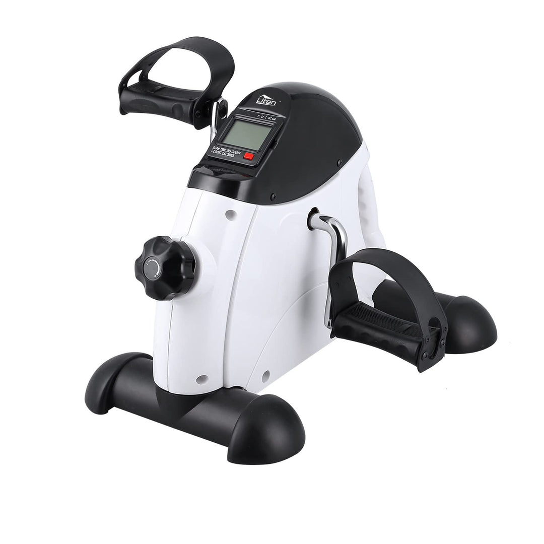 Beintrainer Mini Bike, Uten Heimtrainer Fitnessgerät mit einstellbarer Widerstand mit Rutschfester M