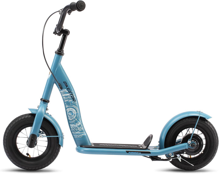 STAR SCOOTER Roller Kinderroller Tretroller Kickscooter mit Luftreifen für Jungen und Mädchen ab 4-5