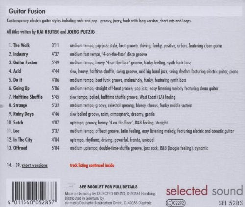 Guitar Fusion, Audio-CD