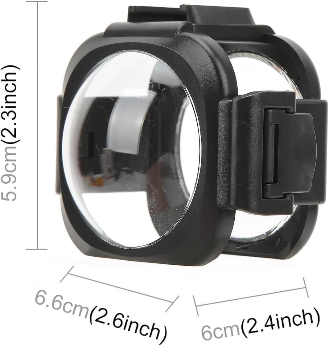Kameraobjektivschutz für Insta360 ONE RS, Kameraobjektivschutzhülle mit Hoher Lichtdurchlässigkeit f