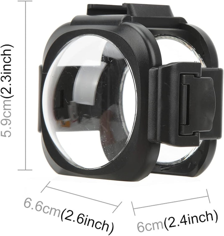 Kameraobjektivschutz für Insta360 ONE RS, Kameraobjektivschutzhülle mit Hoher Lichtdurchlässigkeit f