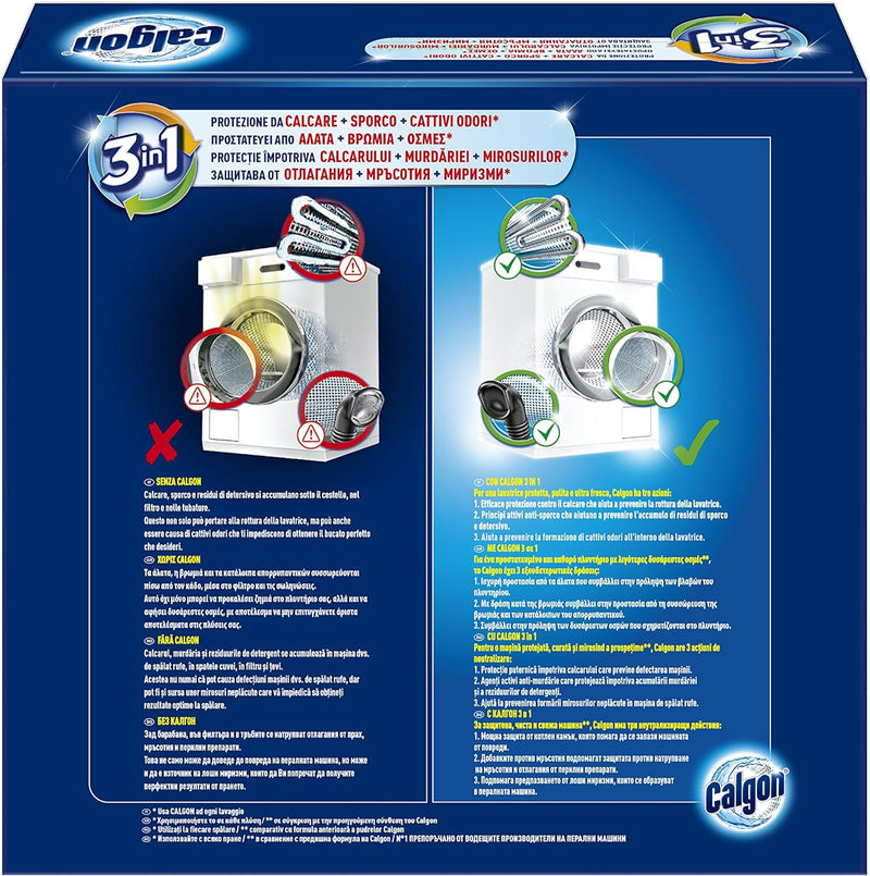 Calgon Pulver 2 in 1 2 kg (1er Pack) Einzelpackung, 2 kg (1er Pack) Einzelpackung