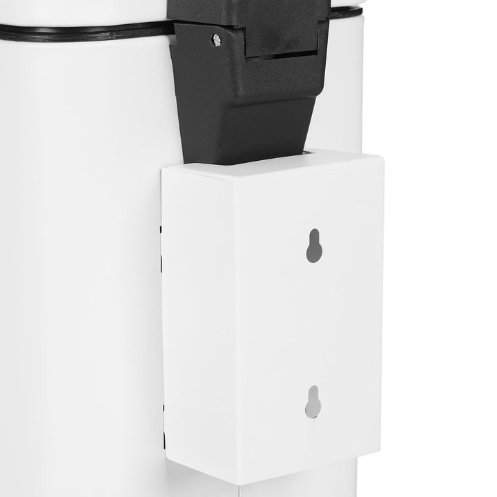 Relaxdays Kosmetikeimer Wandmontage, 3 l, Absenkautomatik, entnehmbarer Inneneimer, Bad Mülleimer, E