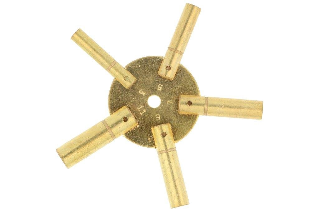 Uhrenschlüssel, Sternschlüssel (3-5-7-9-11) 5 in 1