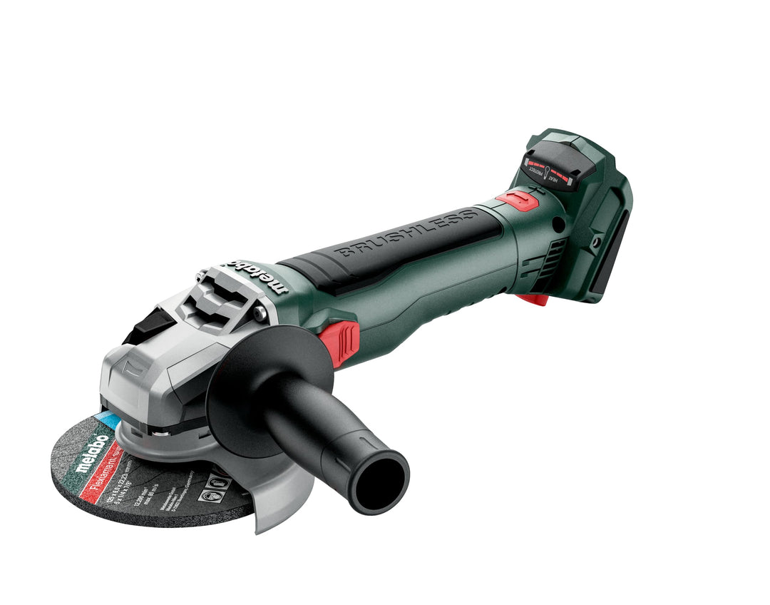 Metabo Akku-Winkelschleifer W 18 LT BL 11-125 – 613052850 – 18 V – Schleifer mit kraftvollem Brushle