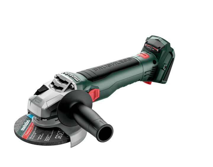 Metabo Akku-Winkelschleifer W 18 LT BL 11-125 – 613052850 – 18 V – Schleifer mit kraftvollem Brushle