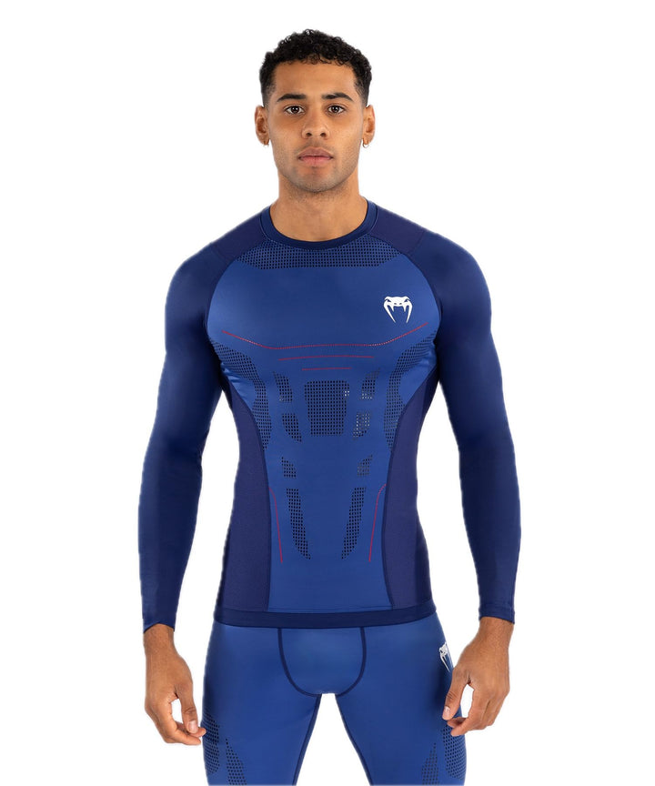 Venum Technischer 3.0 Rashguard XXL Nacht Blau, XXL Nacht Blau