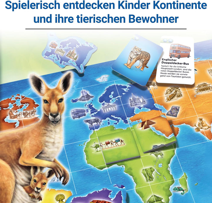 Ravensburger 24990 - Entdecke die Welt - Spielen und Lernen für Kinder, Lernspiel für Kinder von 5-1