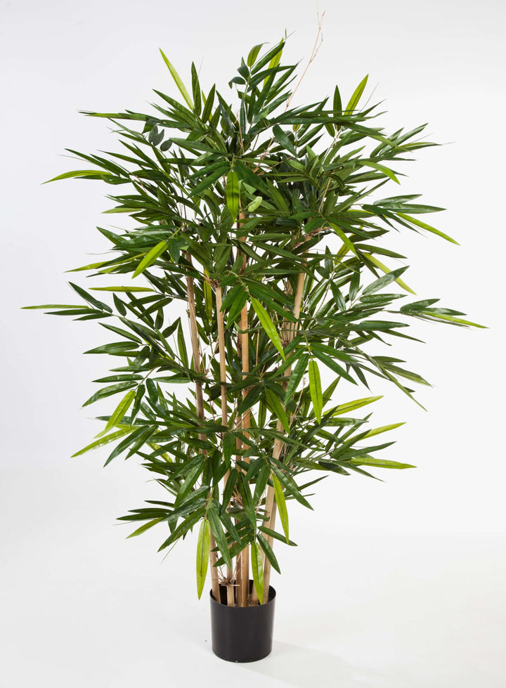 artplants.de Künstlicher Bambus MANABU, 2240 Blätter, 270cm - naturgetreuer Kunstbaum - Deko Bambus