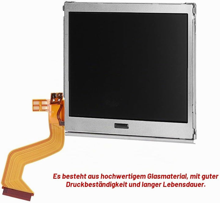 VBESTLIFE Ersatzdisplay für NDSL, LCD Glass Hochwertige Ersatzteile obere/untere Screen Display für