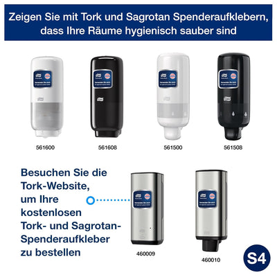 Sagrotan Tork Schaumseife zur Handhygiene S4, parfümfrei, 6 × 1000 ml, 920800