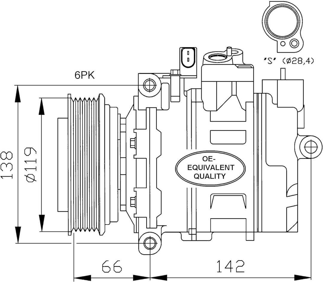 NRF 32111 Kompressor, Klimaanlage