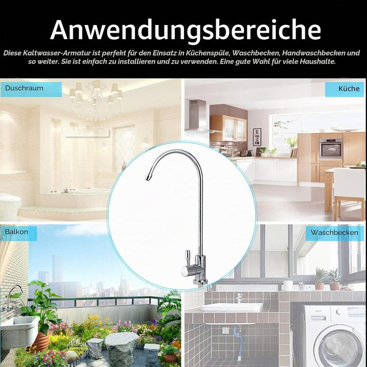 Tyenaza Wasserhahn Water filter tap Osmoseanlage, Trinkwasserhahn Aktivierte Küchenspüle Wasserhahn
