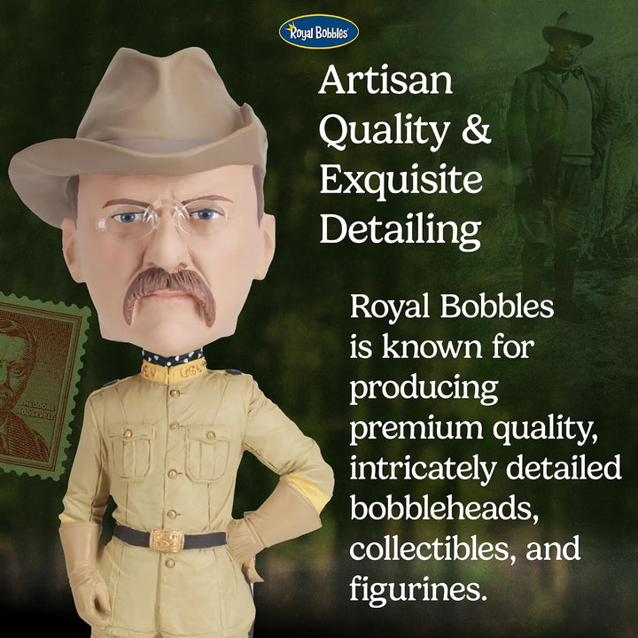 Royal Bobbles - Wackelkopffigur Teddy Roosevelt
