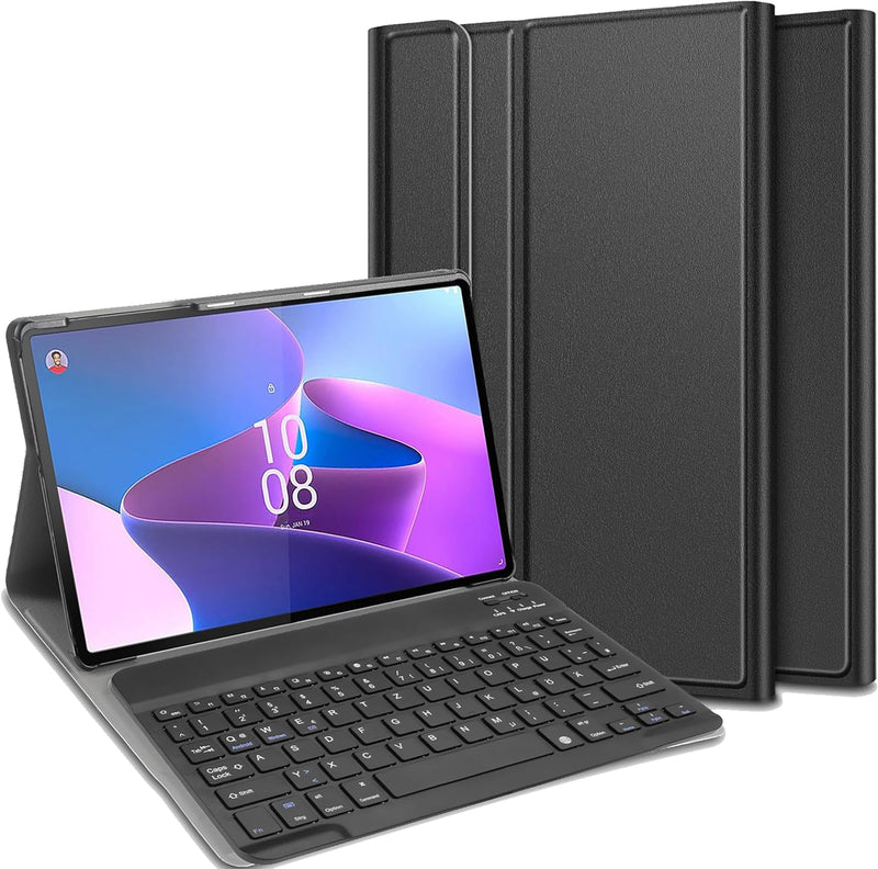 Cazy Tastatur Hülle Kompatibel mit Lenovo Tab P11 Pro Gen 2 - Schutz Etui mit magnetisch Abnehmbarer