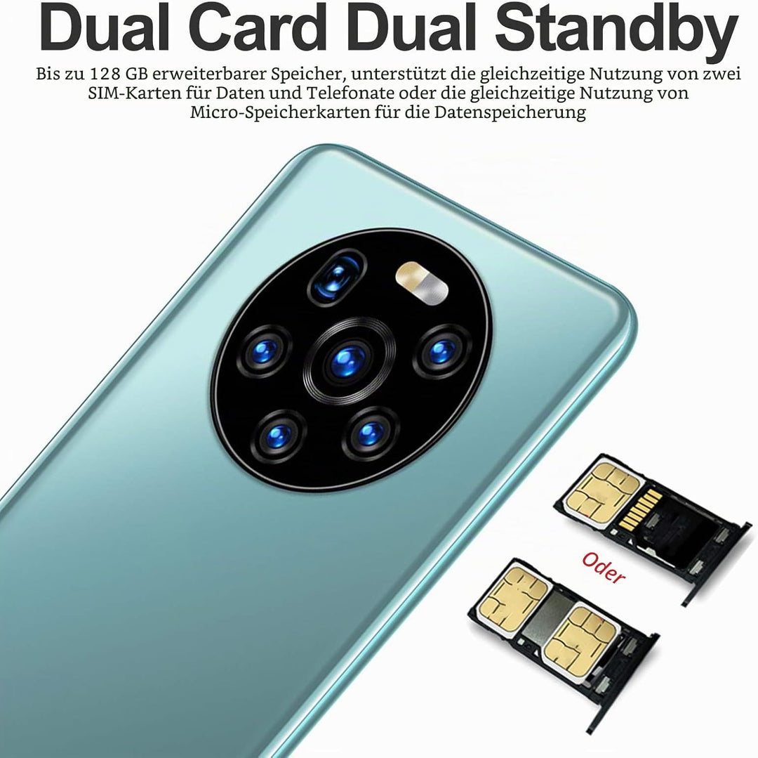 ciciglow Smartphone Ohne Vertrag Günstig, Mate40 pro 3G 5.45 Zoll HD+ Display Mobile Phone 512MB+4GB