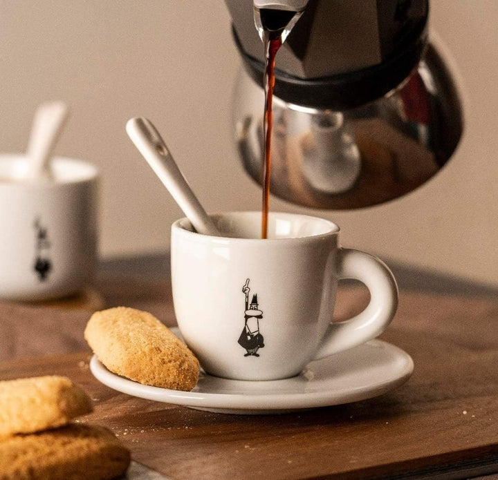 Bialetti, Tassen Mokka-Tasse, Klar, 1 Stück (1er Pack) 1 Stück (1er Pack) Espressotasse, 1 Stück (1e