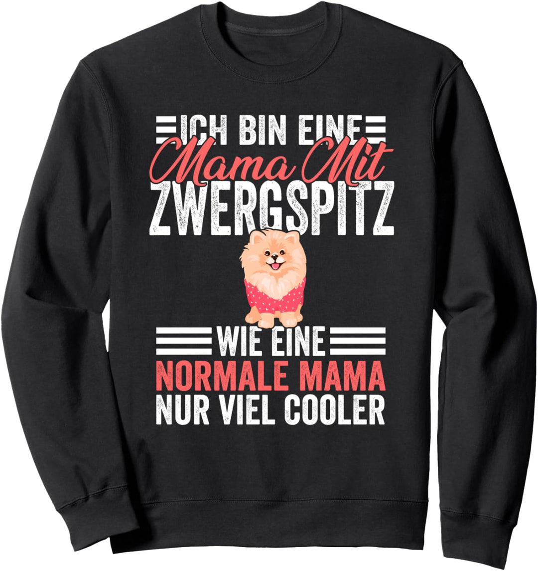 Pomeranian Mama Mutter Muttertag Zwergspitz Mama Sweatshirt