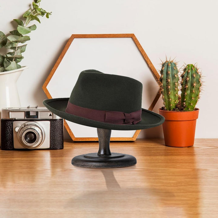 Hutständer im Vintage-Stil, rustikaler Bronze-Ständer, Tischkappen-Organizer, Cowboy-Huthalter, Perü