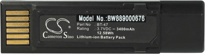 vhbw Akku Ersatz für Datalogic BT-47, RBP-GM45, TW18050652, 128004721 für Barcodescanner POS (3400mA