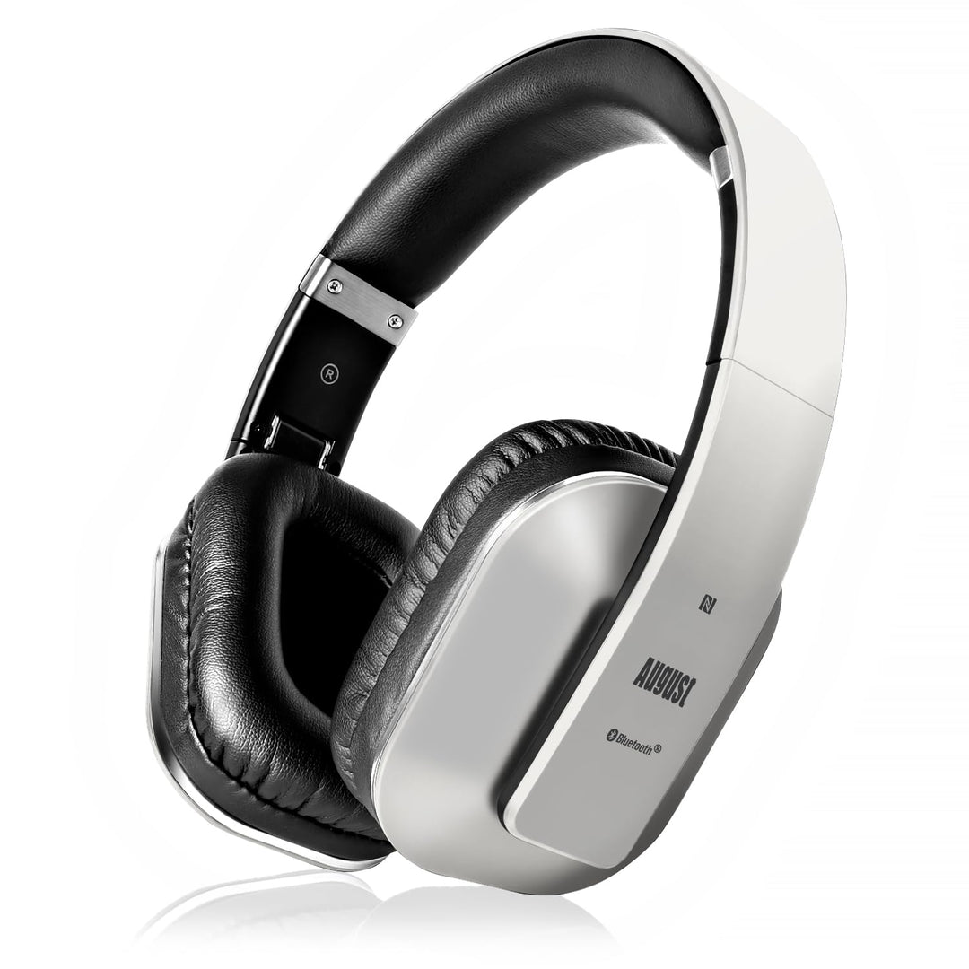 August EP650 - Bluetooth Kopfhörer v4.2 NFC mit aptX Low Latency - Stereo Over Ear Headphones mit Au
