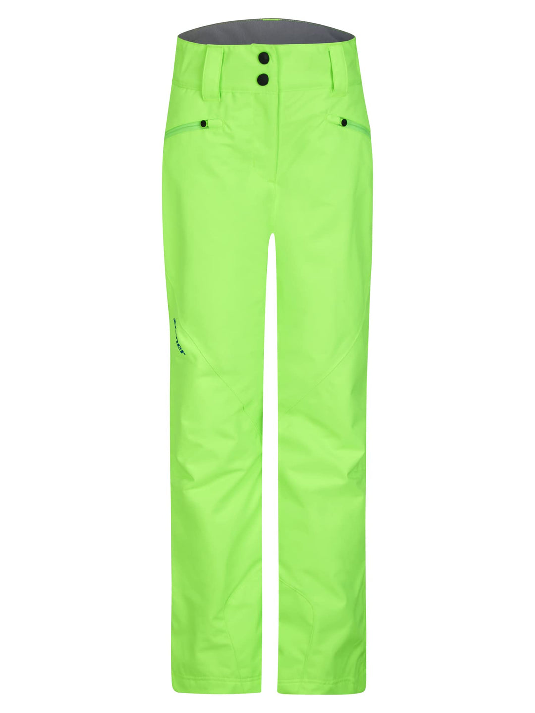Ziener Mädchen Ski-Hose, Schnee-Hose | wasserdicht, Winddicht, warm Alin 116 Neon Green, 116 Neon Gr