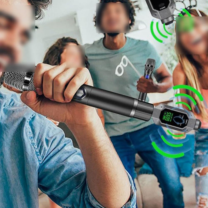 Kabelloses Mikrofon, Audio-Sender und Empfängersystem, XLR-Mikrofonadapter für dynamisches Mikrofon,