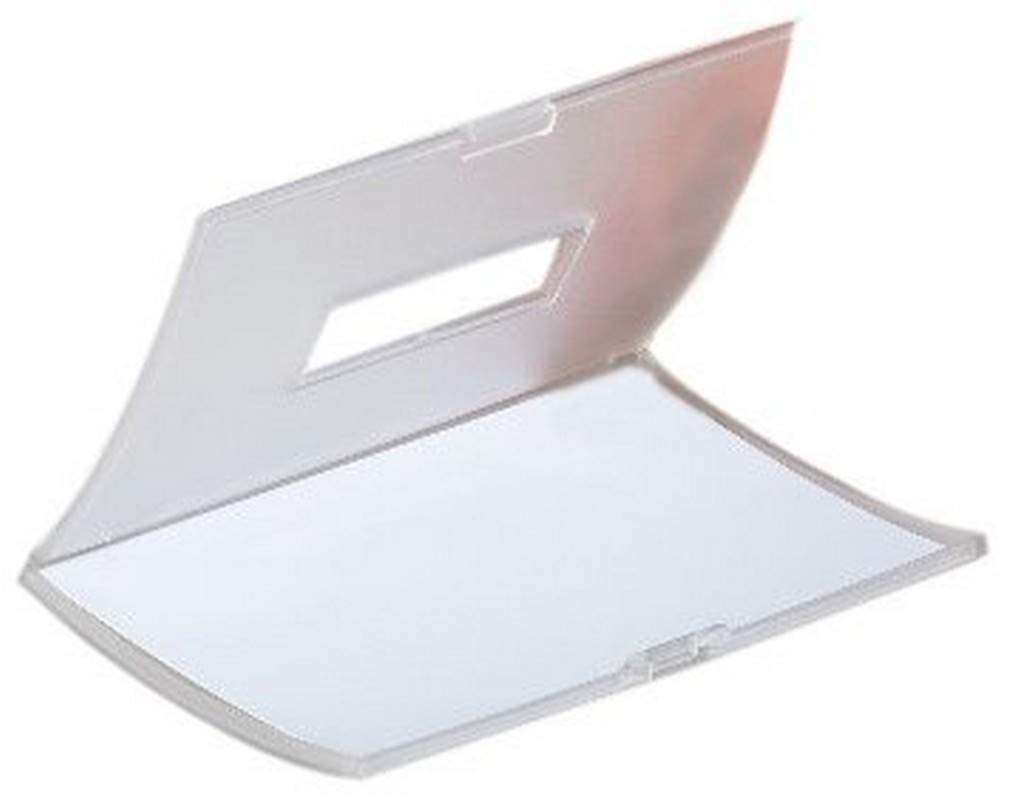 Durable Namensschild Click Fold, mit Magnet, 40 x 75 mm, 70% recycl. PP, 10 Stück, 821219, 40 x 75 m