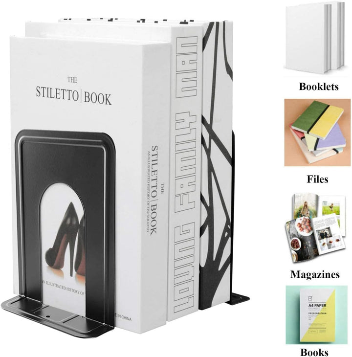 Qualsen Buchstütze, Buchhalter, Buchstützen aus Metall, Bücherstützen, Buchständer Kinder, Bücherstä