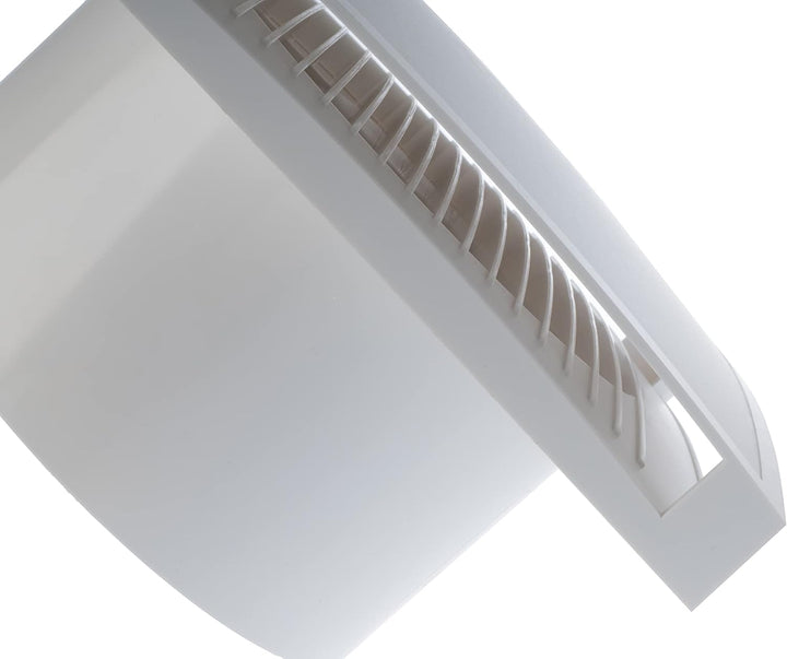 LIRAST Ø 150mm Weiss Badlüfter mit Timer und Feuchtesensor - Ventilator/Lüfter für Effiziente Belüft