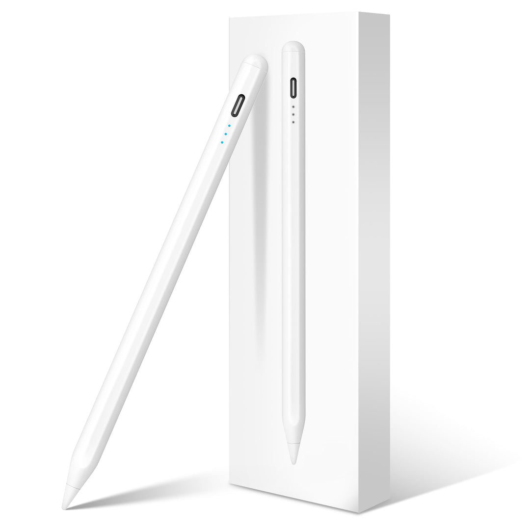 Stift für Apple iPad 2026-2018, Schnellladen/Neigungssensitivität, Palm Rejection Stylus Pencil für