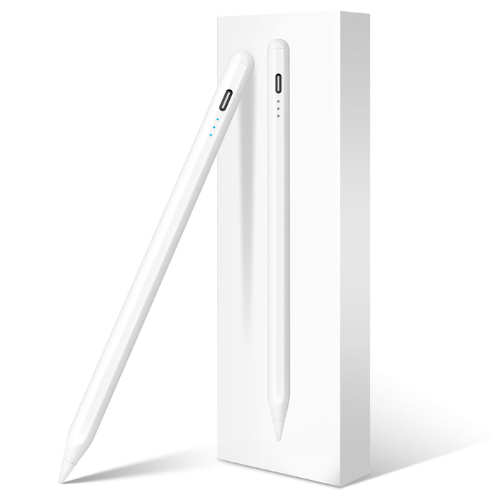 Stift für Apple iPad 2026-2018, Schnellladen/Neigungssensitivität, Palm Rejection Stylus Pencil für