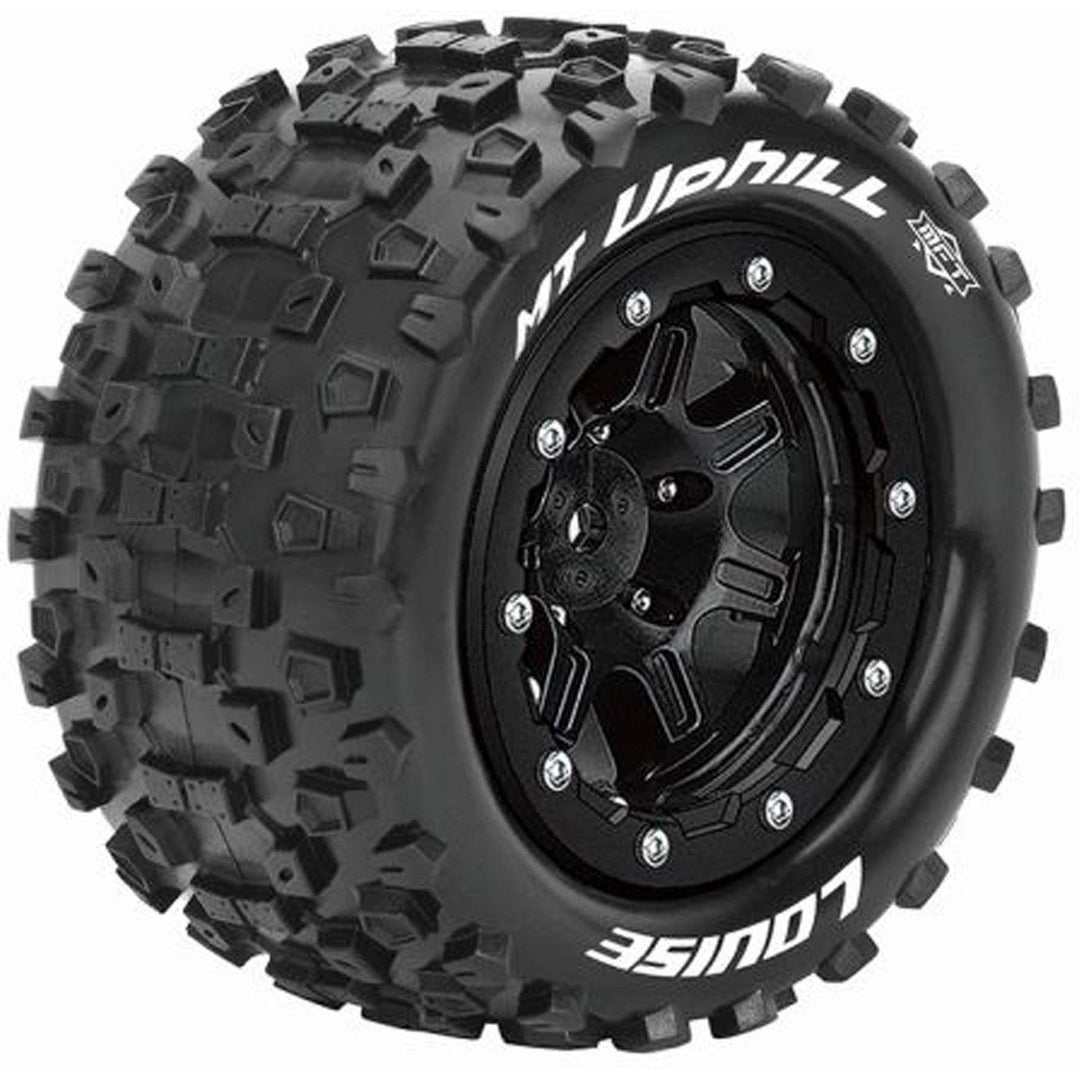 LOUISE MFT MT-MAXX 2.8 Uphill 1/10 Soft FELGE SCHWARZ 17MM 1/2Z Offset