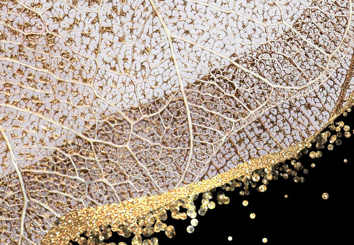 murando - Bilder Blätter 90x60 cm Vlies Leinwandbild 1 tlg Kunstdruck modern Wandbilder XXL Wanddeko