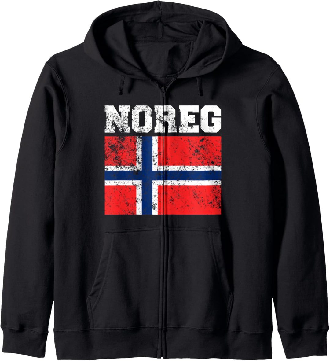 Noreg Flagge Norweger Flagge Kapuzenjacke