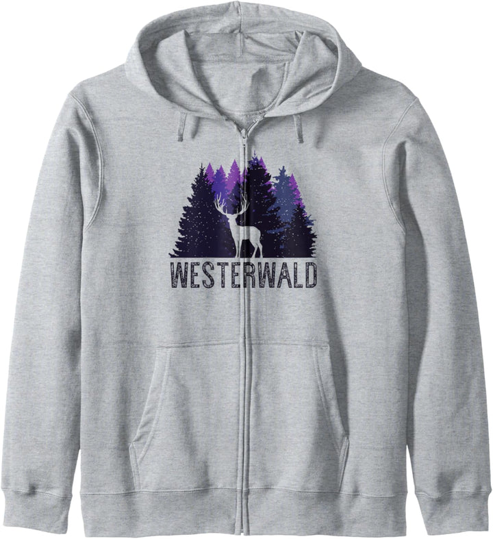 Westerwald I Pfalz Hui Wäller Geschenk für Westerwälder Kapuzenjacke