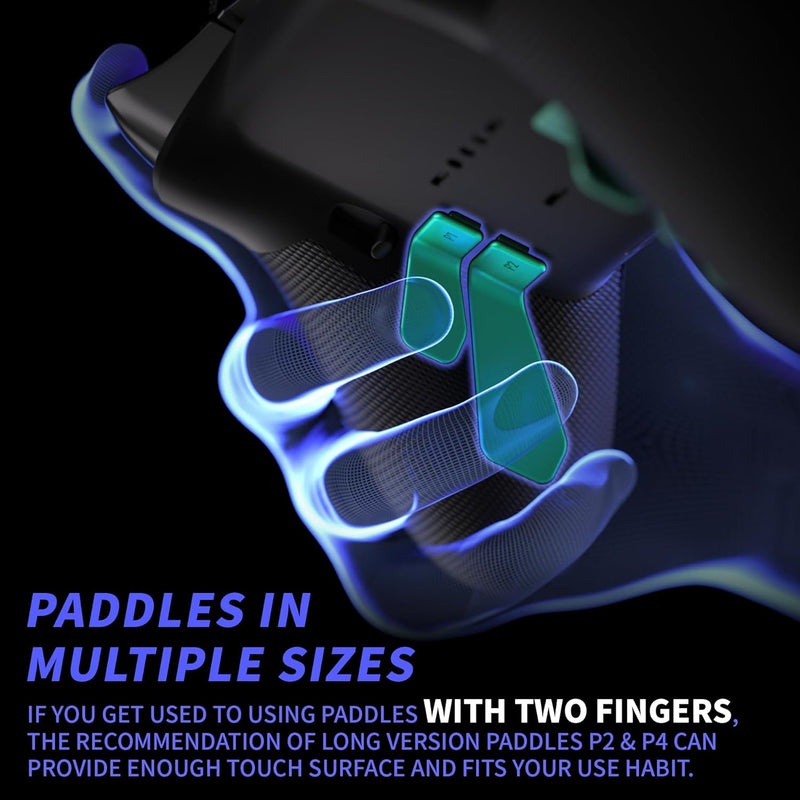 eXtremeRate 6pcs Swift Paddles für Xbox One Elite & Elite Series 2/Series 2-Core Controller, Matt Au