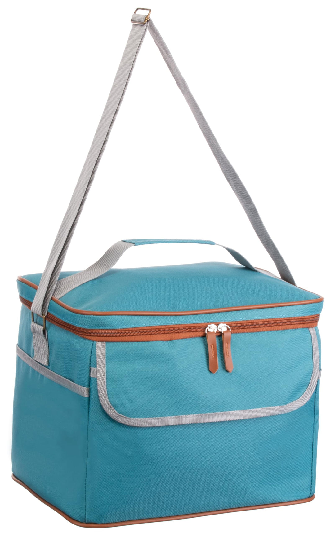 Brandsseller Kühltasche 19 Liter ca. 35 cm x 23 cm x 24 cm Faltbare Kühlbox Thermo-Shopper Strandtas