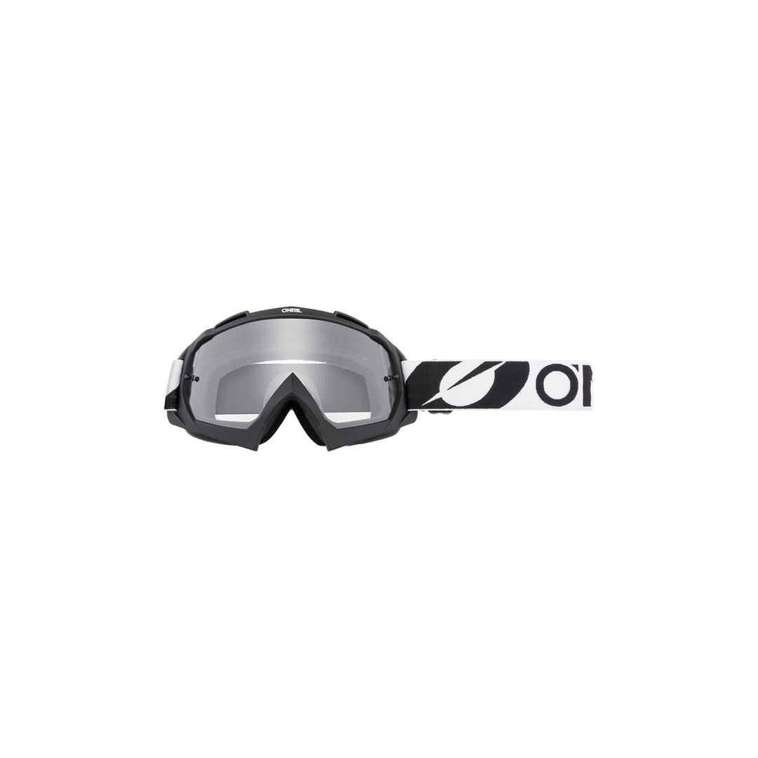 O'NEAL Oneal B-10 Twoface Silver Mirror Motocross Brille Einheitsgrösse Schwarz Clear, Einheitsgröss