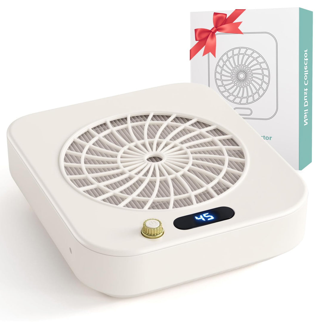 CozyZen Nagelstaubabsauger mit 4300 U/min, 45-stufig, LED-Anzeige, 160 CFM, 30.000h Motor, wiederver