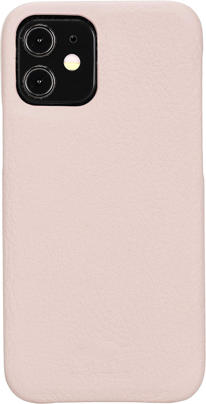 Solo Pelle Lederhülle kompatibel für iPhone 12 Mini in 5.4 Zoll abnehmbare Hülle (2in1) inkl. Karten