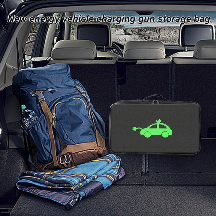 Aufbewahrungstasche für Elektrofahrzeugkabel, KFZ-Ladegerät-Organizer, wasserdichte EV-Kabeltasche,