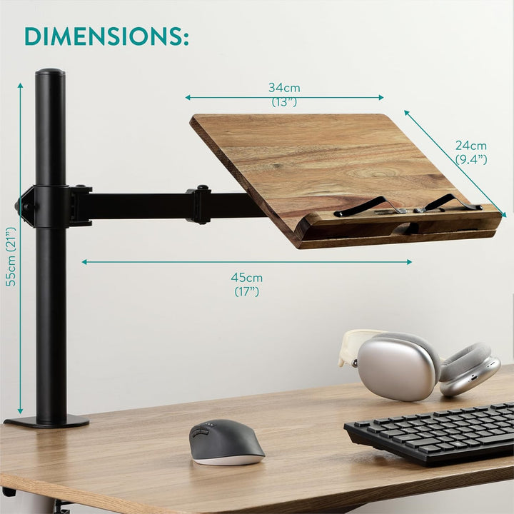 Book stand with clamp Akazie, Akazie