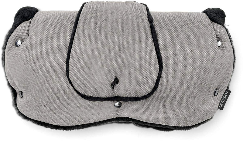 Osann Handmuff für Kinderwagen & Buggy inkl. Handytasche, Handwärmer, Muff aus Fell- Cloud, Cloud