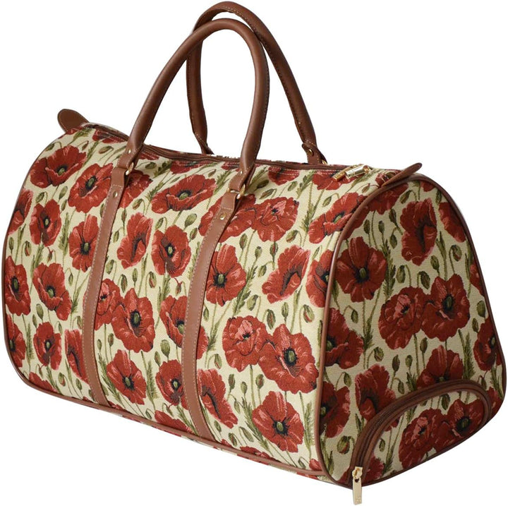 Signare Tapisserie Reisetasche mit Rollen, Trolley-Reisetasche, Sporttasche mit Rollen, Rollenreiset