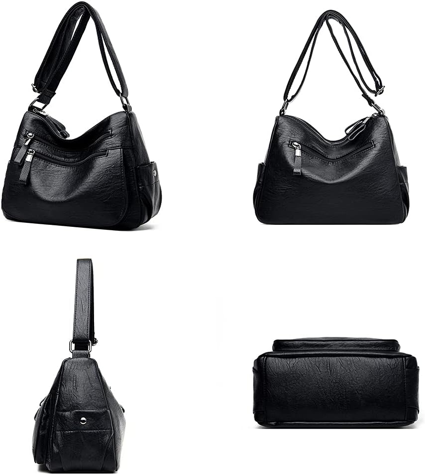 Coolives Damen Umhängetasche Handtasche aus PU-Leder Mode Tasche Schultertasche Leichte Taschen Schu