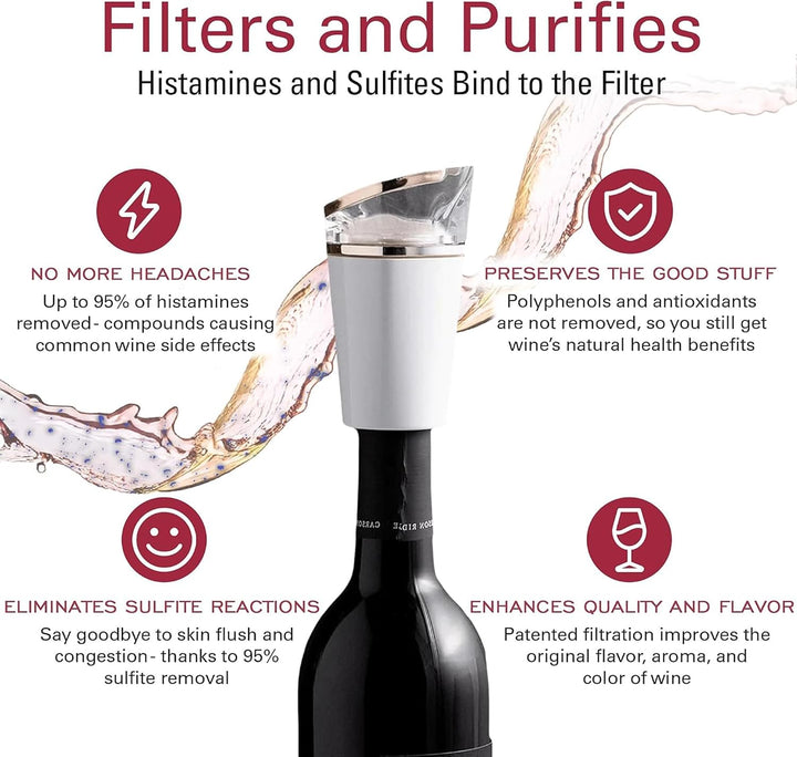 PureWine Phoenix Nachfüllpack für Weinfilter, 8 Stück 8 Count Pods, 8 Count Pods