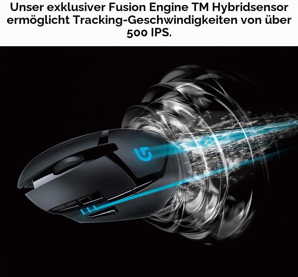 Logitech G402 Scroll-Rad, PC-Maus, PC/Mac, 2-Wege, Gaming Produkt