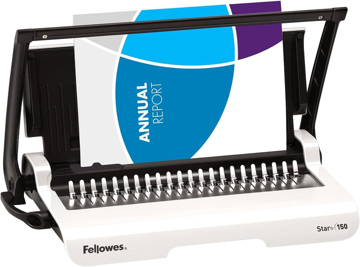 Fellowes Bindemaschine Stern + Kamm Bindung (5006501), 7,9 x 45 x 24,9 cm Einzelbett, Einzelbett